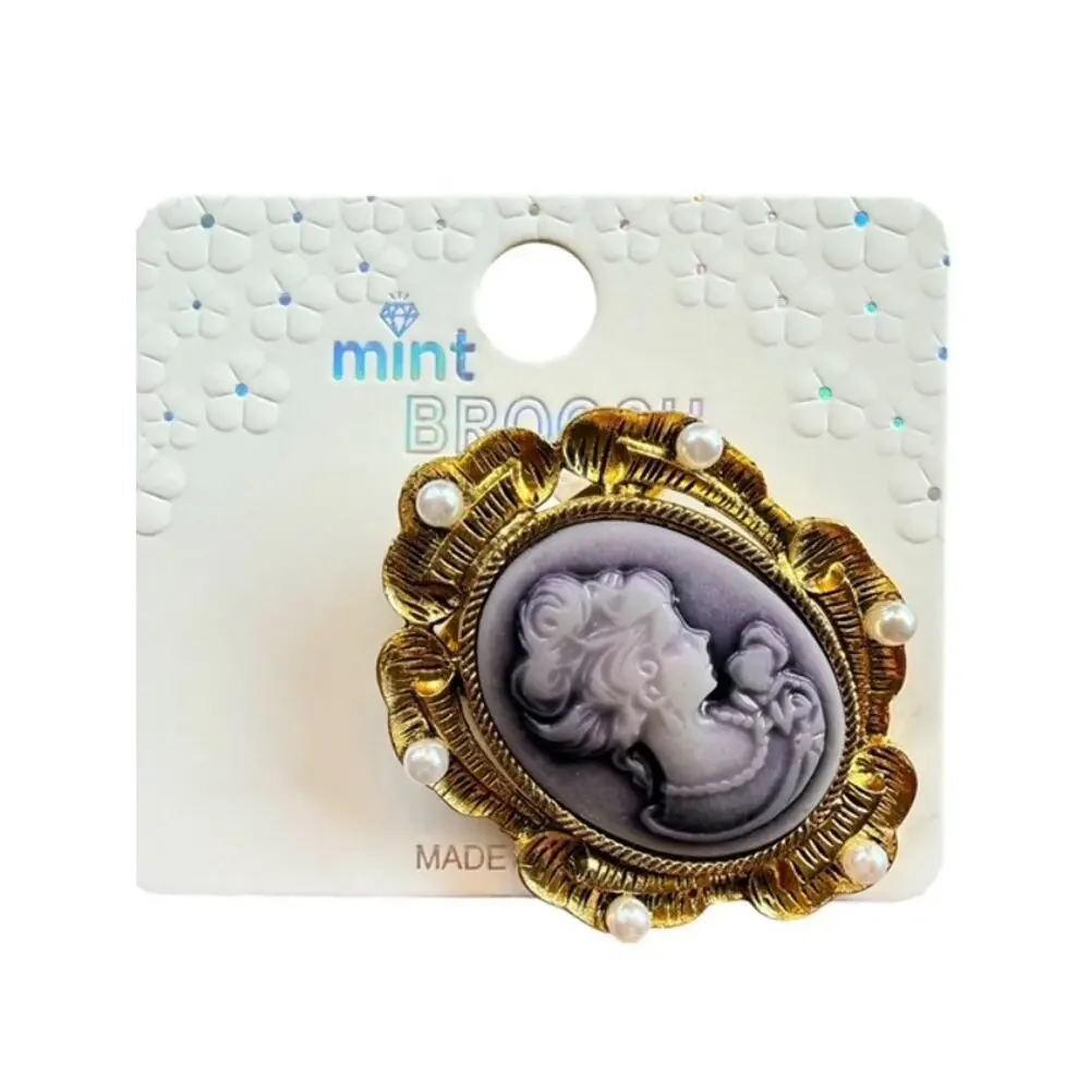 Moonlight Serenade Cameo Brooch